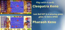 Game screenshot 4 Card Cleopatra Keno Games hack