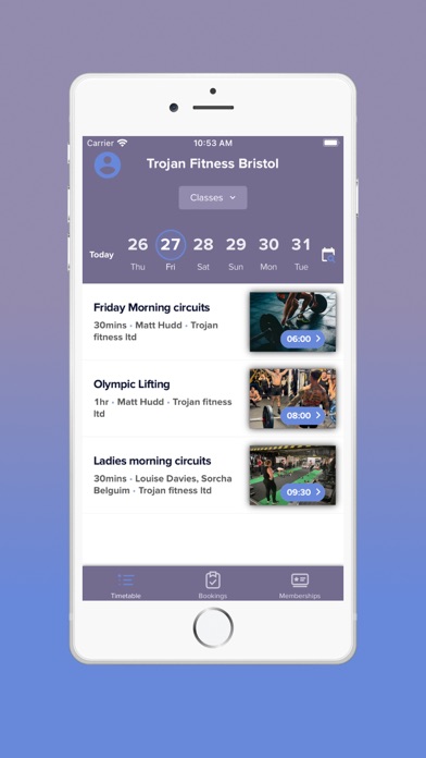 Trojan Fitness Bristol Screenshot