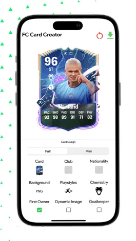 Game screenshot FC 24 Card Creator apk