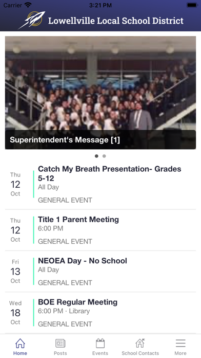 Lowellville Local Schools Screenshot