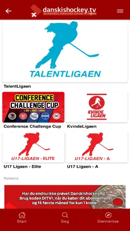 Game screenshot Danskishockey.tv apk
