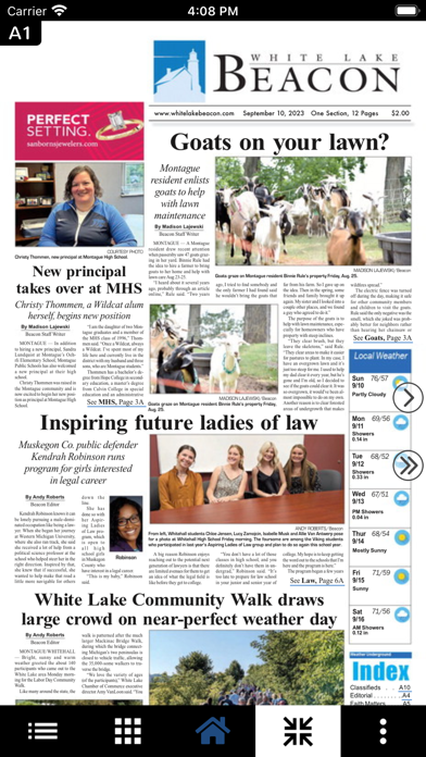 White Lake Beacon eEdition Screenshot