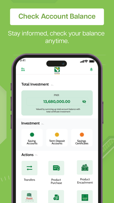 National Savings Digital Screenshot