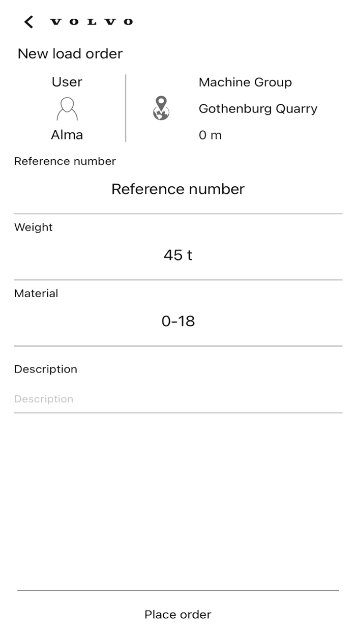 Volvo CE Connected Load Out