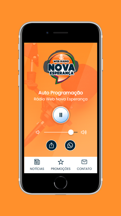 Rádio Web Nova Esperança Screenshot