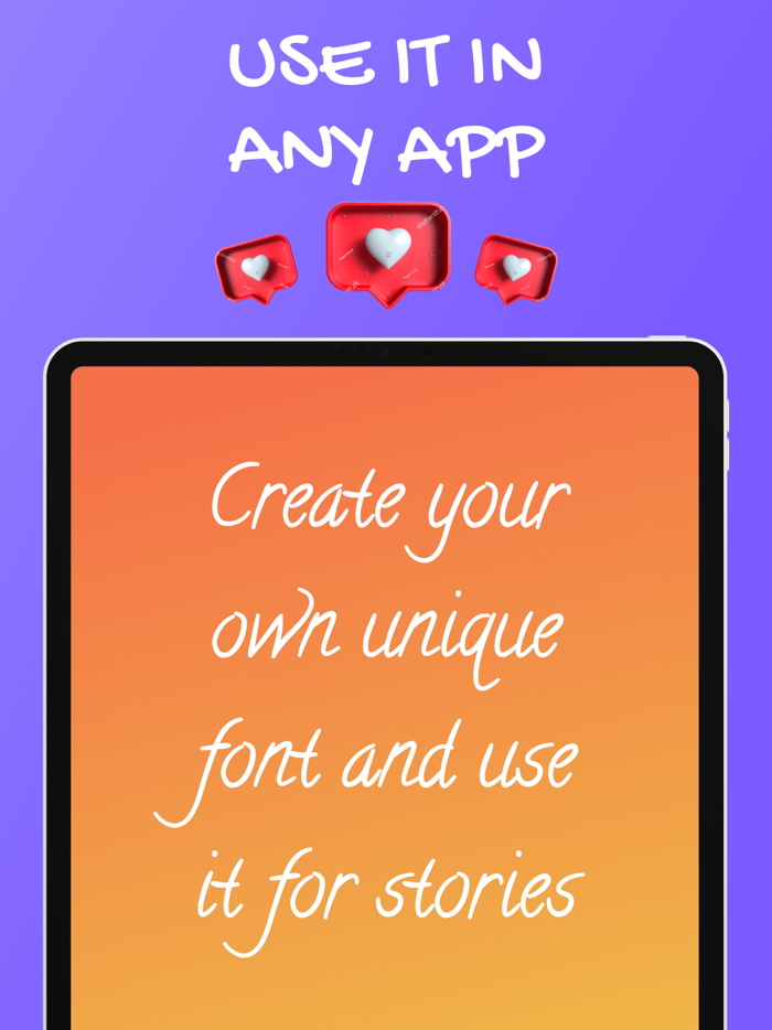 Font Maker make your keyboard