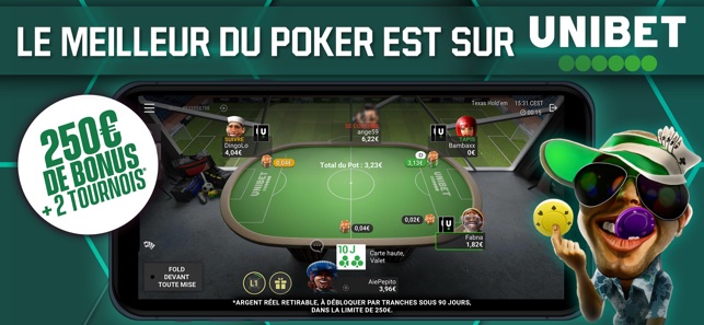 Unibet Poker France dans l'App Store