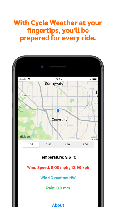 Cycle Weather App Screenshot