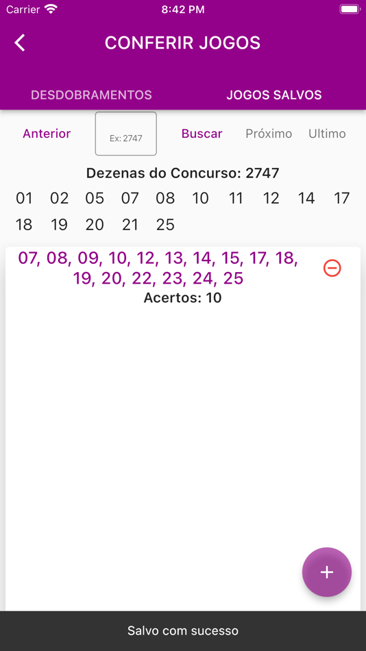 #9. Lotofacil Resultados e + (iOS) 由: Mario Vitor Vicente Fernandes