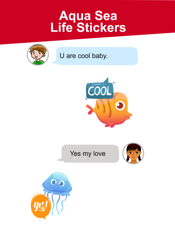 Screenshot #5 pour Aqua Sea Life EMojis