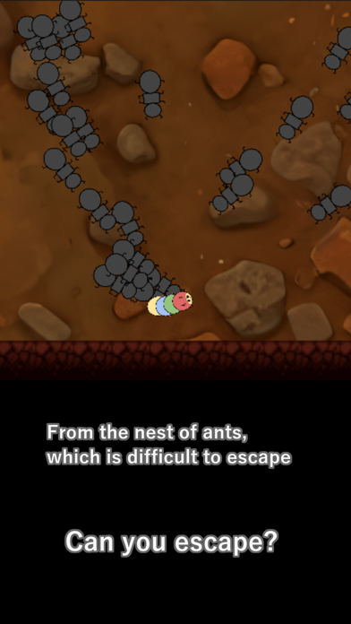 Escape caterpillar-ant nest Screenshot