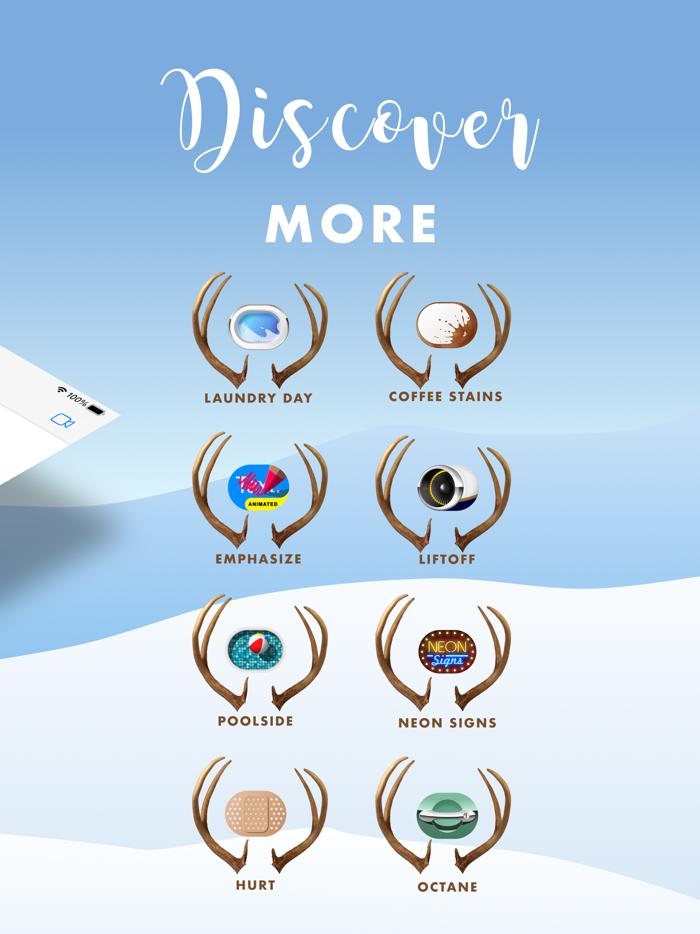 Reindeer Emoji Stickers