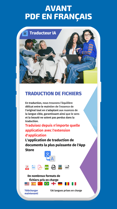 Screenshot #2 pour Traducteur PDF : Traduire
