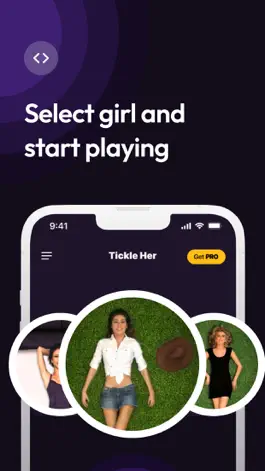 Game screenshot Tickle Her - Brunette edition apk