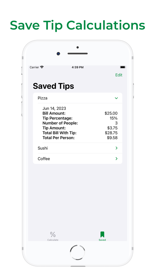 #2. TipSavvy (iOS) 来自: Kabir Dhillon