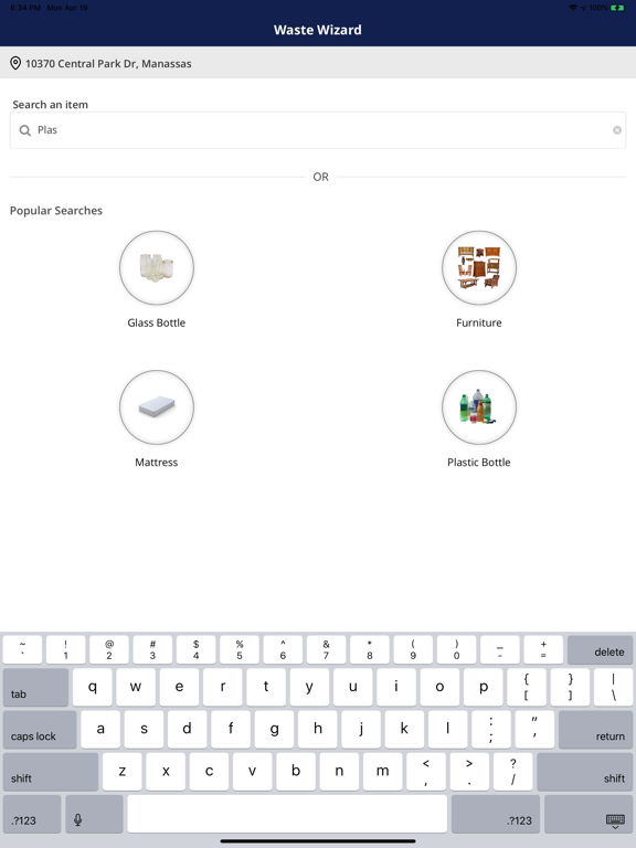 American Disposal Services iPad screenshot 4 - Reference app