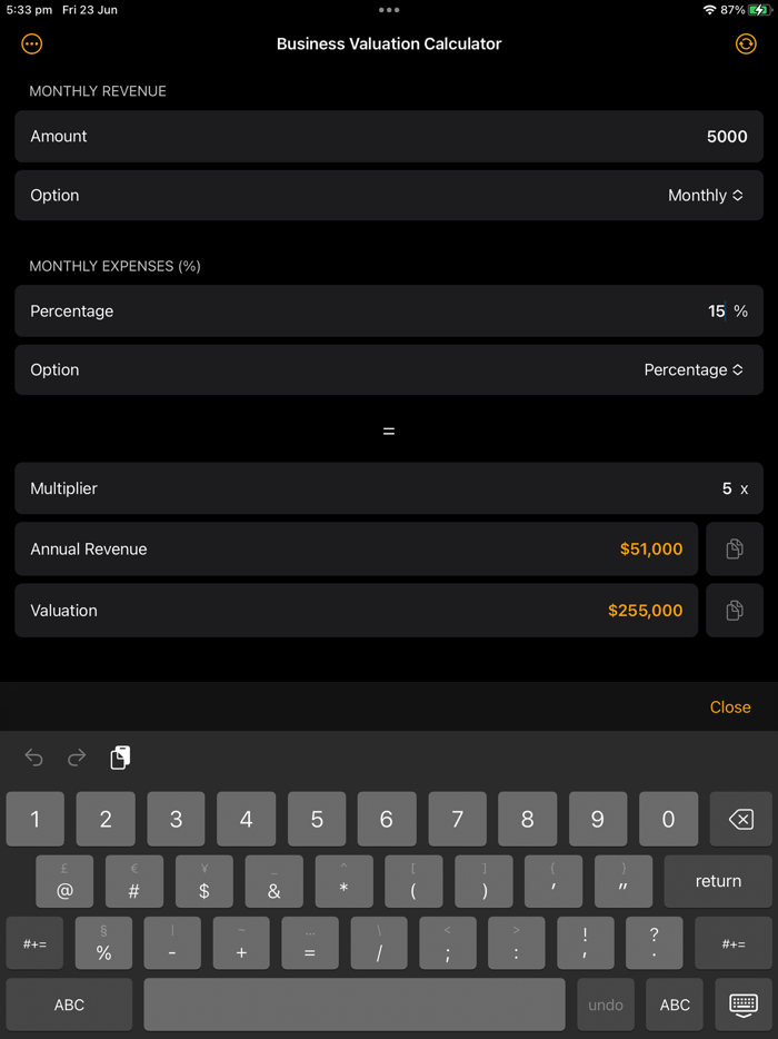 Profit and Margin Calculator
