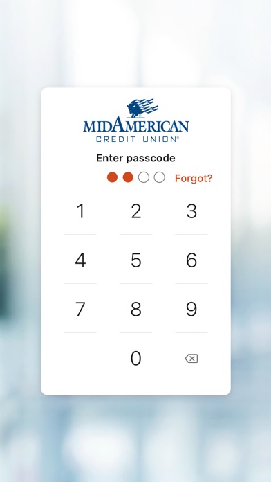 Mid American Credit Union Screenshot