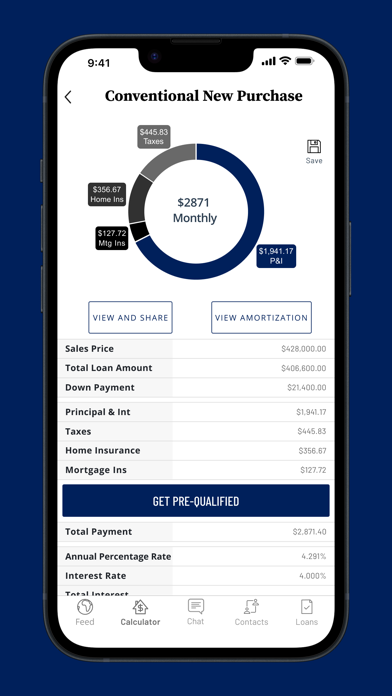 DHI Mortgage Screenshot