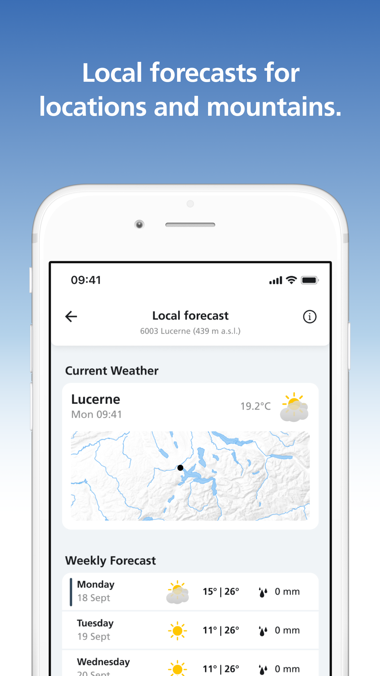 MeteoSwiss screenshot 3