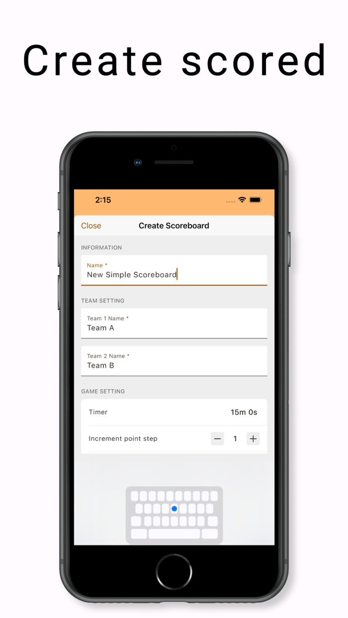 Scoreboard Score Keeper