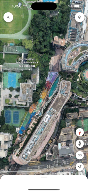 Capture d'écran de Google Earth