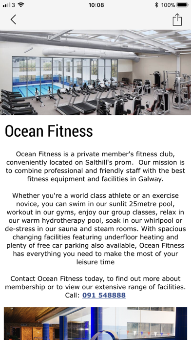 Ocean Fitness Screenshot