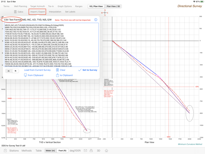 Directional Well Survey