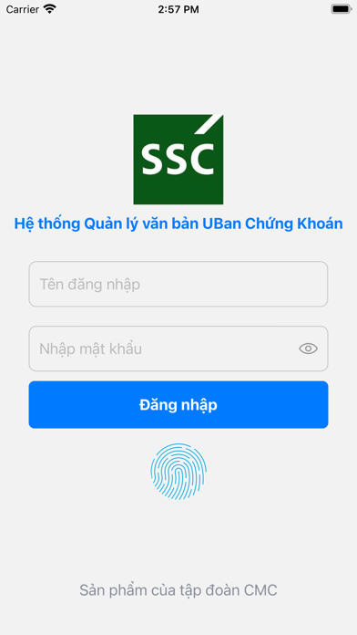 Quản lý văn bản UBCKNN Screenshot
