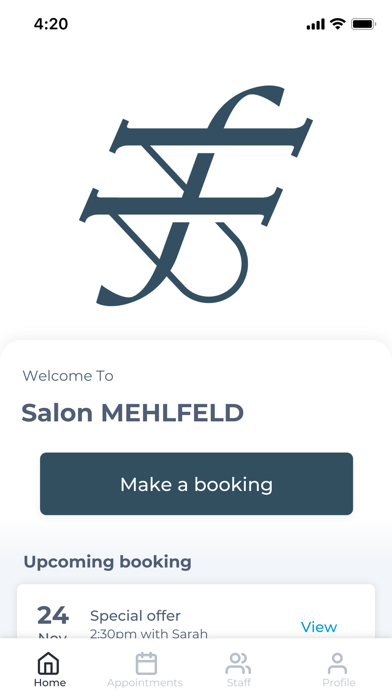 Salon MEHLFELD Screenshot