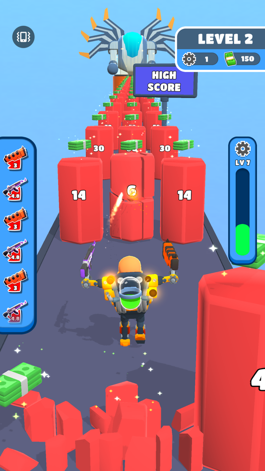 #3. Mecha Attack Rush (iOS) 来自: Ferhat Bicici