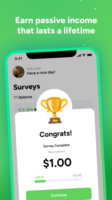 Kaching - Cash for Surveys Screenshot