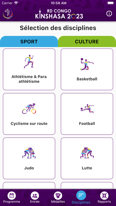 Jeux Francophonie Screenshot