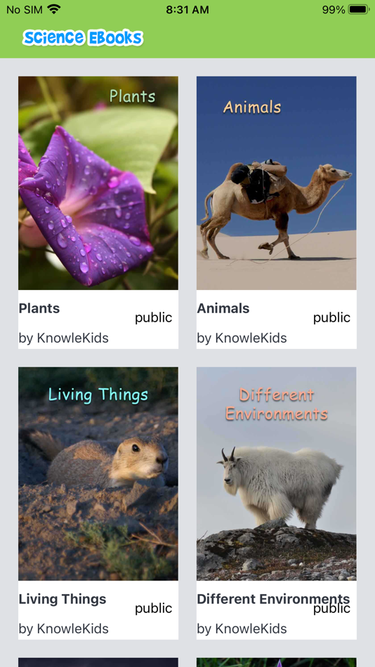#1. Science AudioEbooks 1 (iOS) By: KnowleMedia