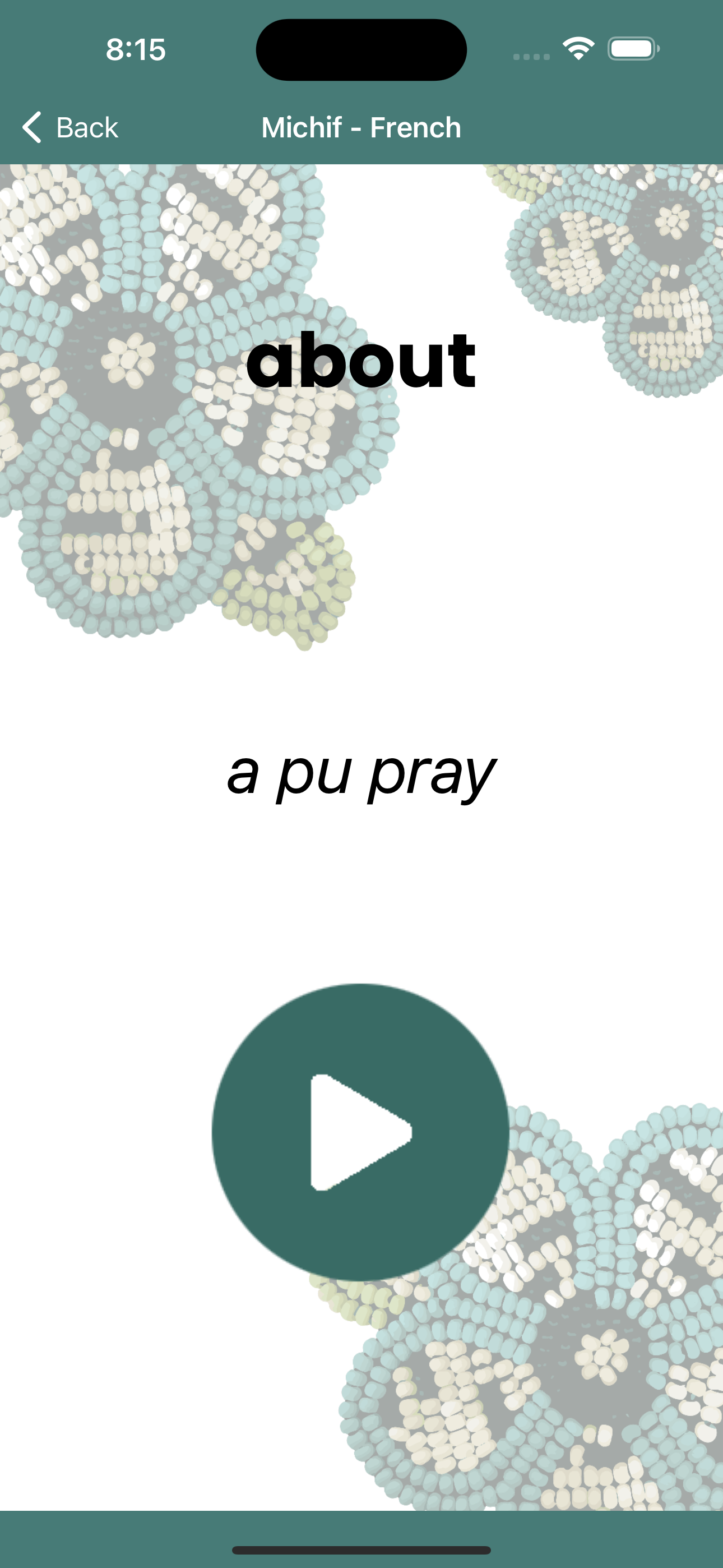 Learn Michif French