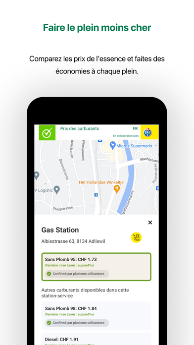 Screenshot #2 pour Comparis Prix des carburants