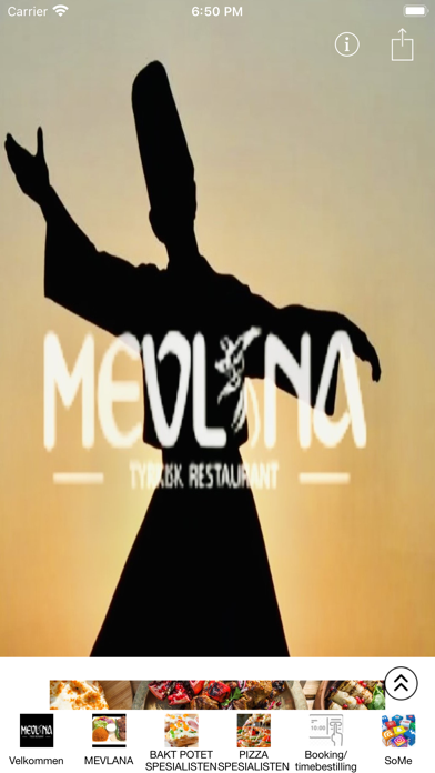 Mevlana Restaurant Screenshot