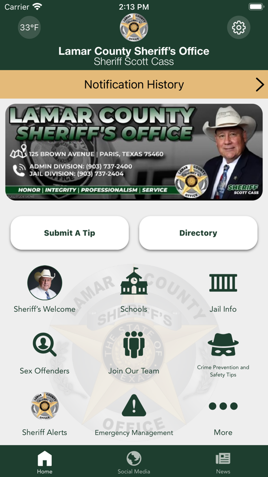 #1. Lamar County Sheriff TX (iOS) 由: Lamar County Sheriff's Office