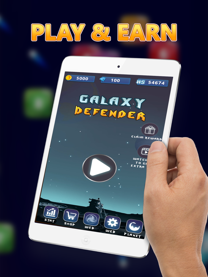 Galaxy Defender Strategy Game