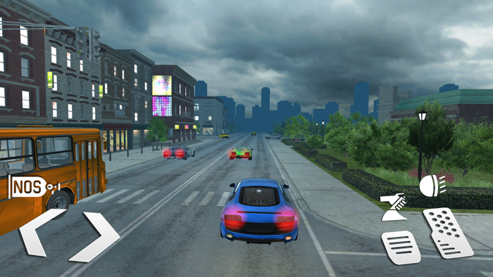 Highway Car Traffic Racing 3D