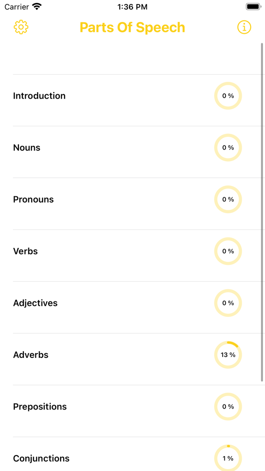 English - Parts of Speech - 7 - (iOS)