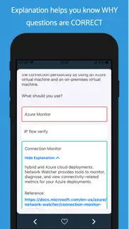azure az-700 updated 2024 iphone screenshot 2
