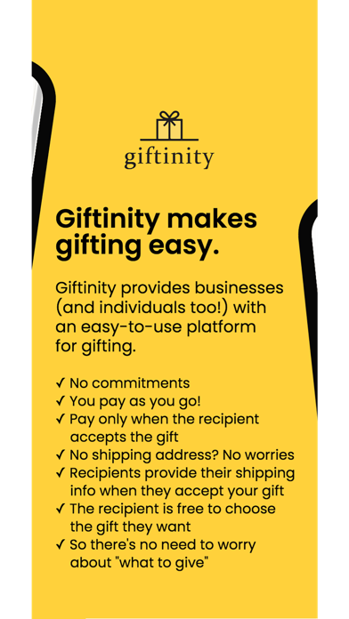 Giftinity App Screenshot