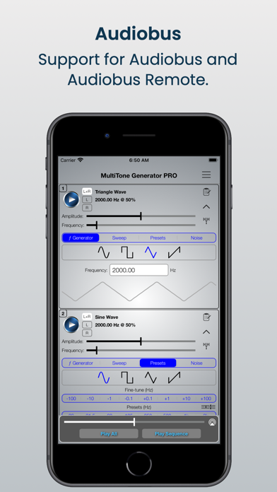 MultiTone Generator PRO Screenshot