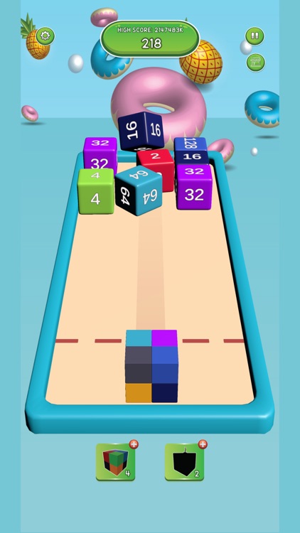 Cube Fusion 2048-3D Merge Game screenshot-3