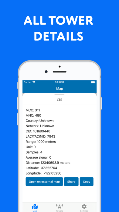 Cellular signal map - 5G, LTEのおすすめ画像4