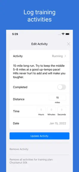 Game screenshot Training Plan: Fitness tracker hack