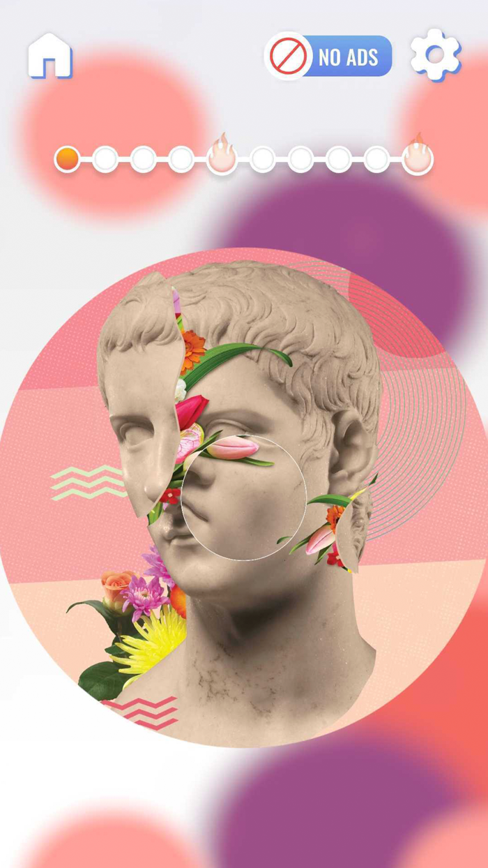 Circle Relax Daily Art Puzzle