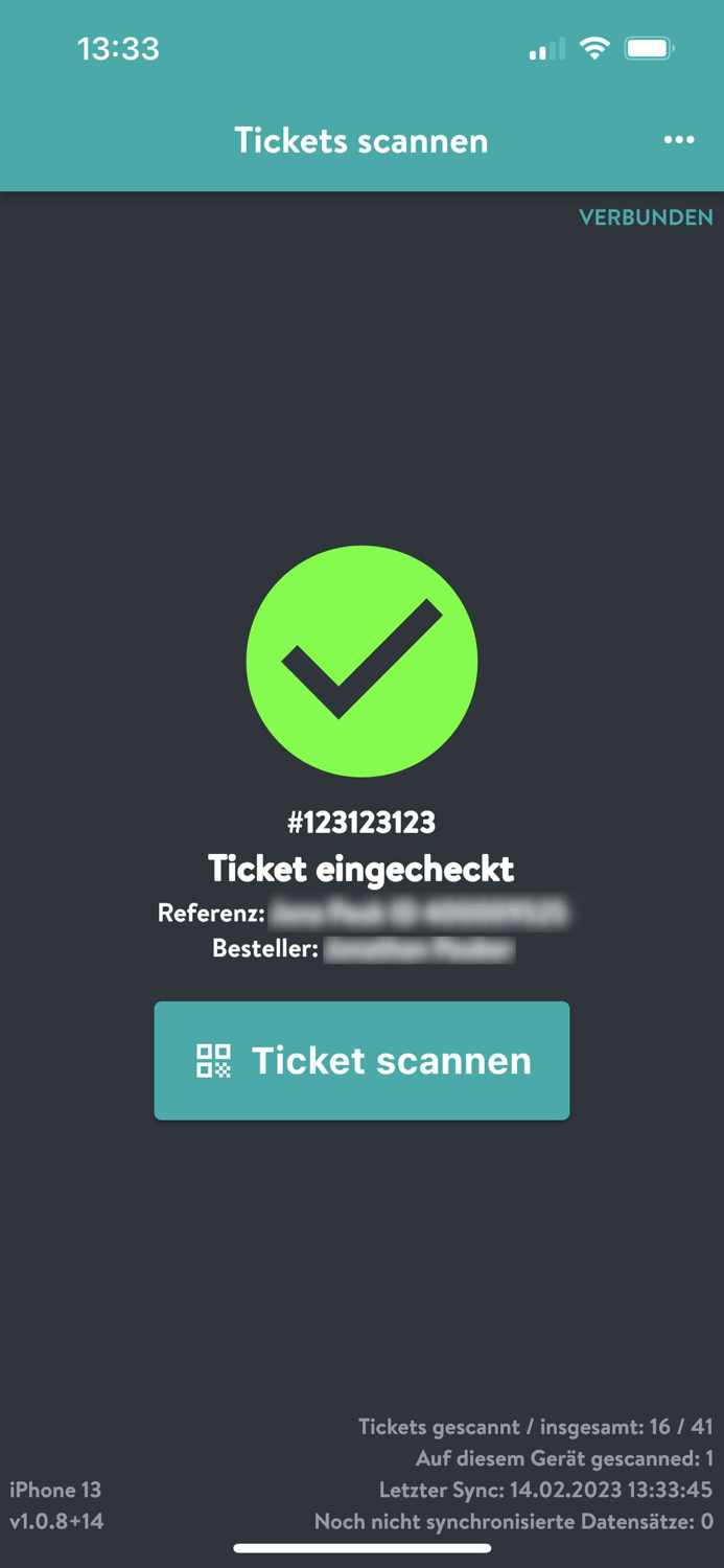 DGBRT Ticketscanner