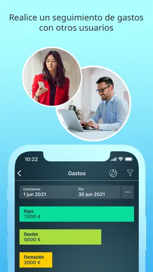 Captura de pantalla de Money Pro: Finanzas Personales en iPhone 8